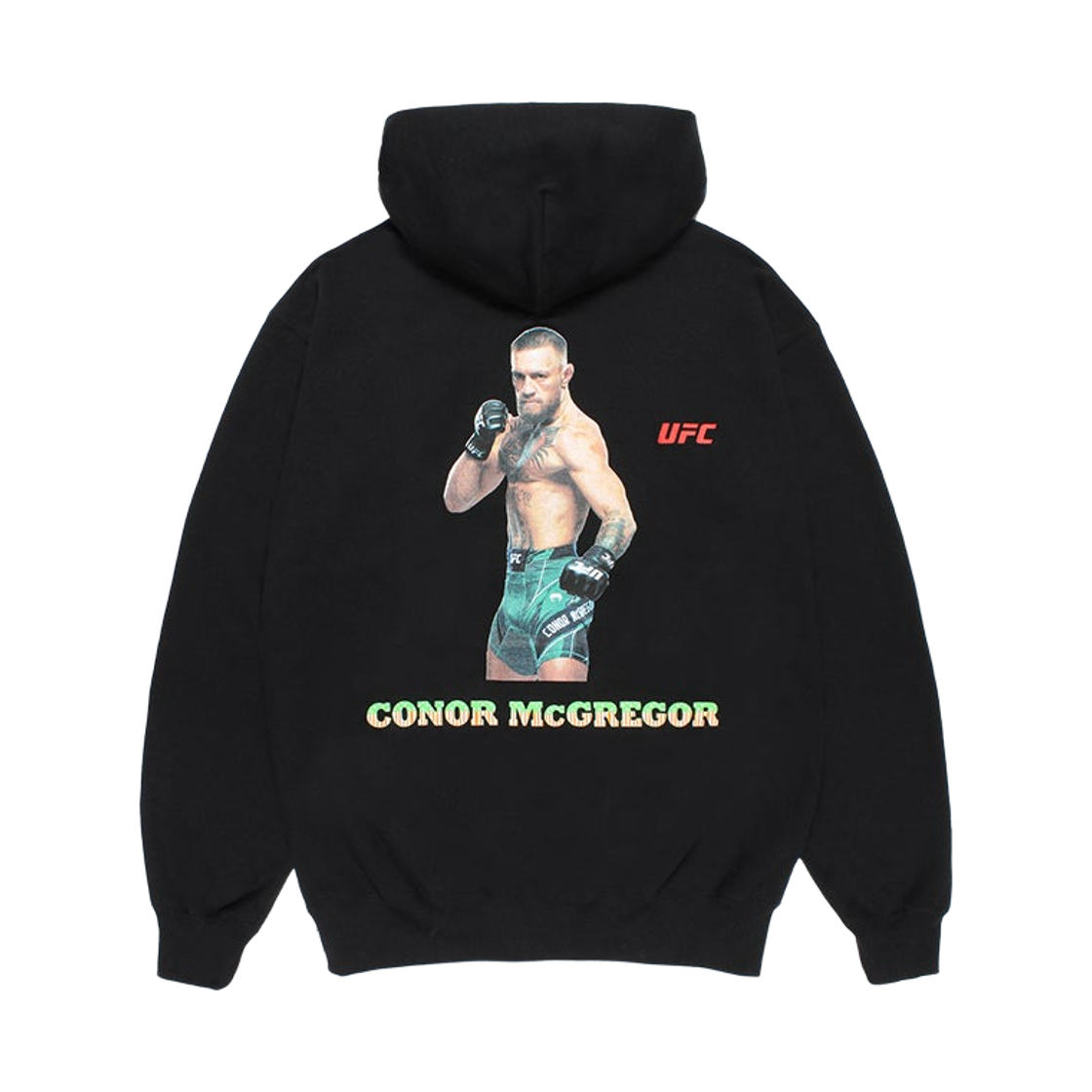 와코 마리아 x UFC 헤비 웨이트 풀 집 후드 스웨트셔츠 타입-1 블랙(Wacko Maria x UFC Heavy Weight Full Zip Hooded Sweatshirt Type-1 Black)