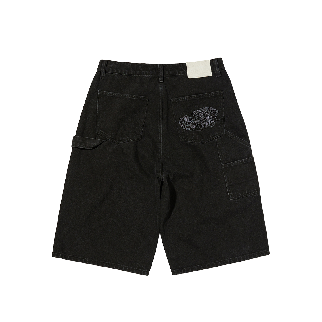 스웨이드 컨투어 더블니 쇼츠 블랙(Suade Contour Double Knee Shorts Black)