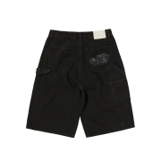 Suade Contour Double Knee Shorts Black