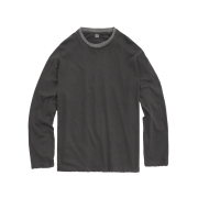 Polyteru Layered Long Sleeves Charcoal + Gray