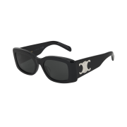(W) Celine Triomphe XL 01 Sunglasses in Acetate Black