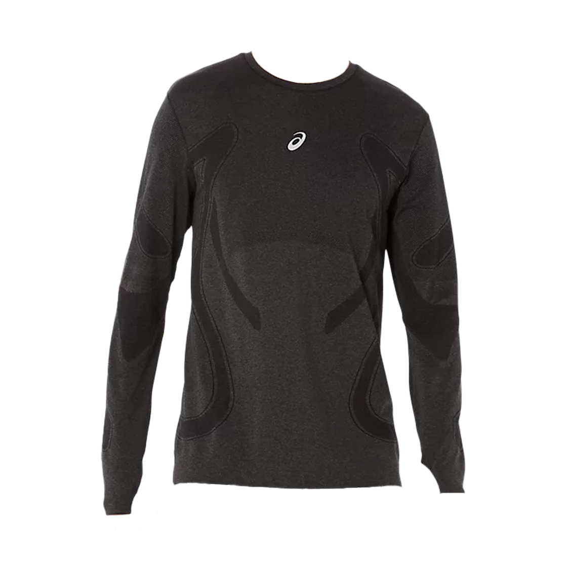 아식스 로드 러닝 심리스 롱슬리브 셔츠 퍼포먼스 블랙(Asics Road Running Seamless Long Sleeve Shirt Performance Black) - 1