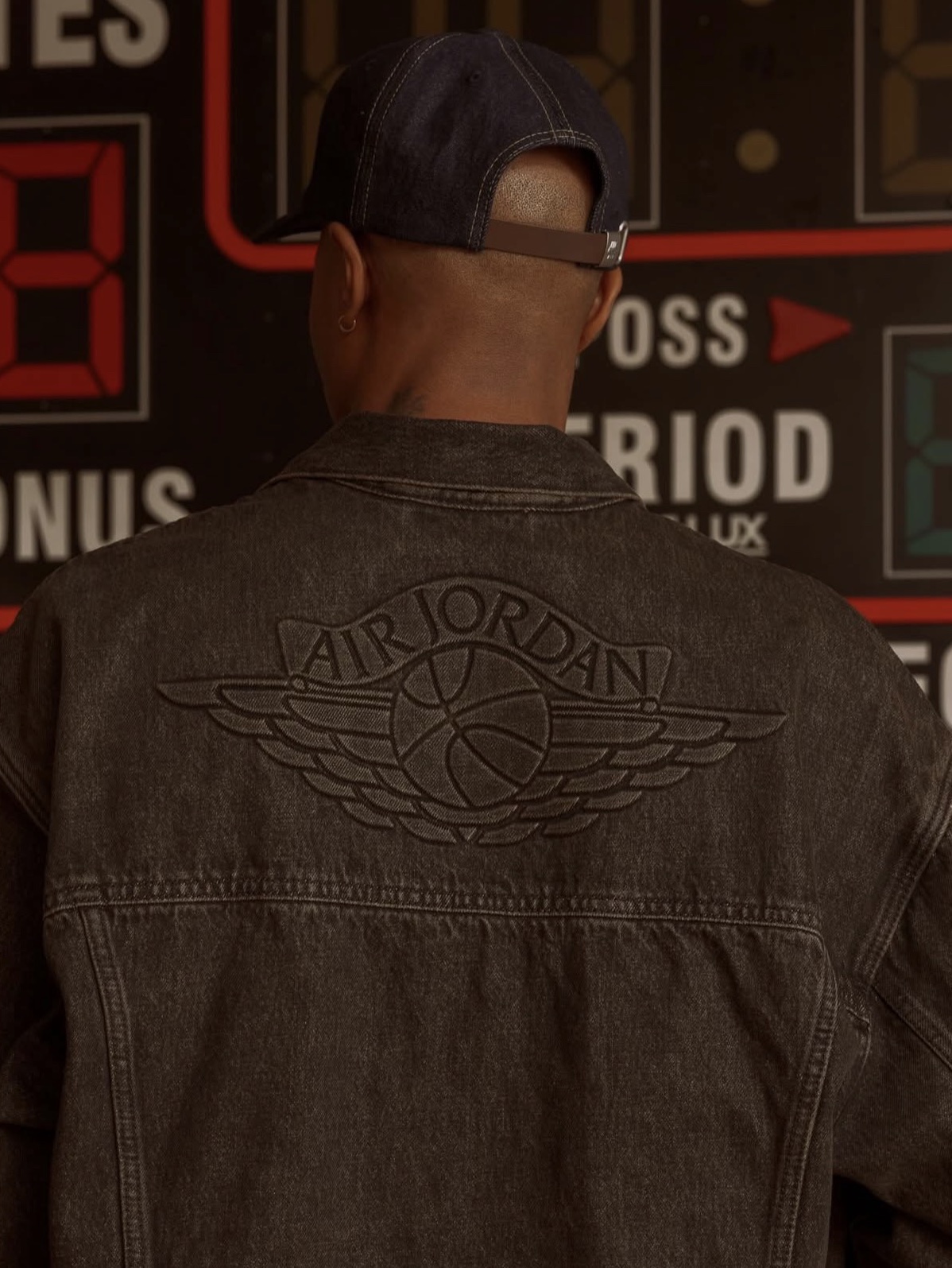 Levi's x Jordan Type III Trucker Black 착용 스타일 - 2