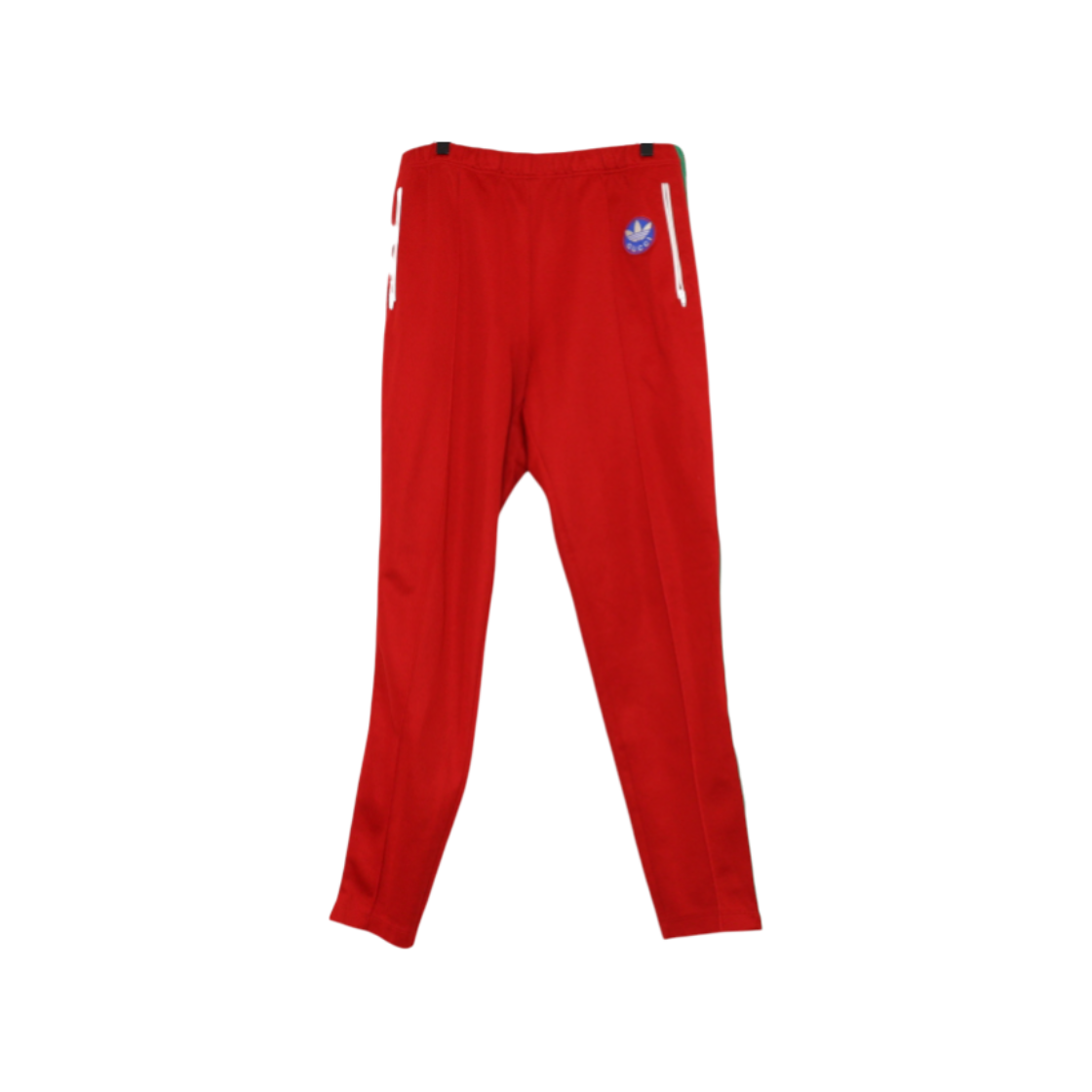 ITK454B7T58F Gucci x Adidas Red Cotton-Polyester Logo Patch Men's Track Pants