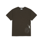 Sansan Gear Snail T-Shirt Melange Brown