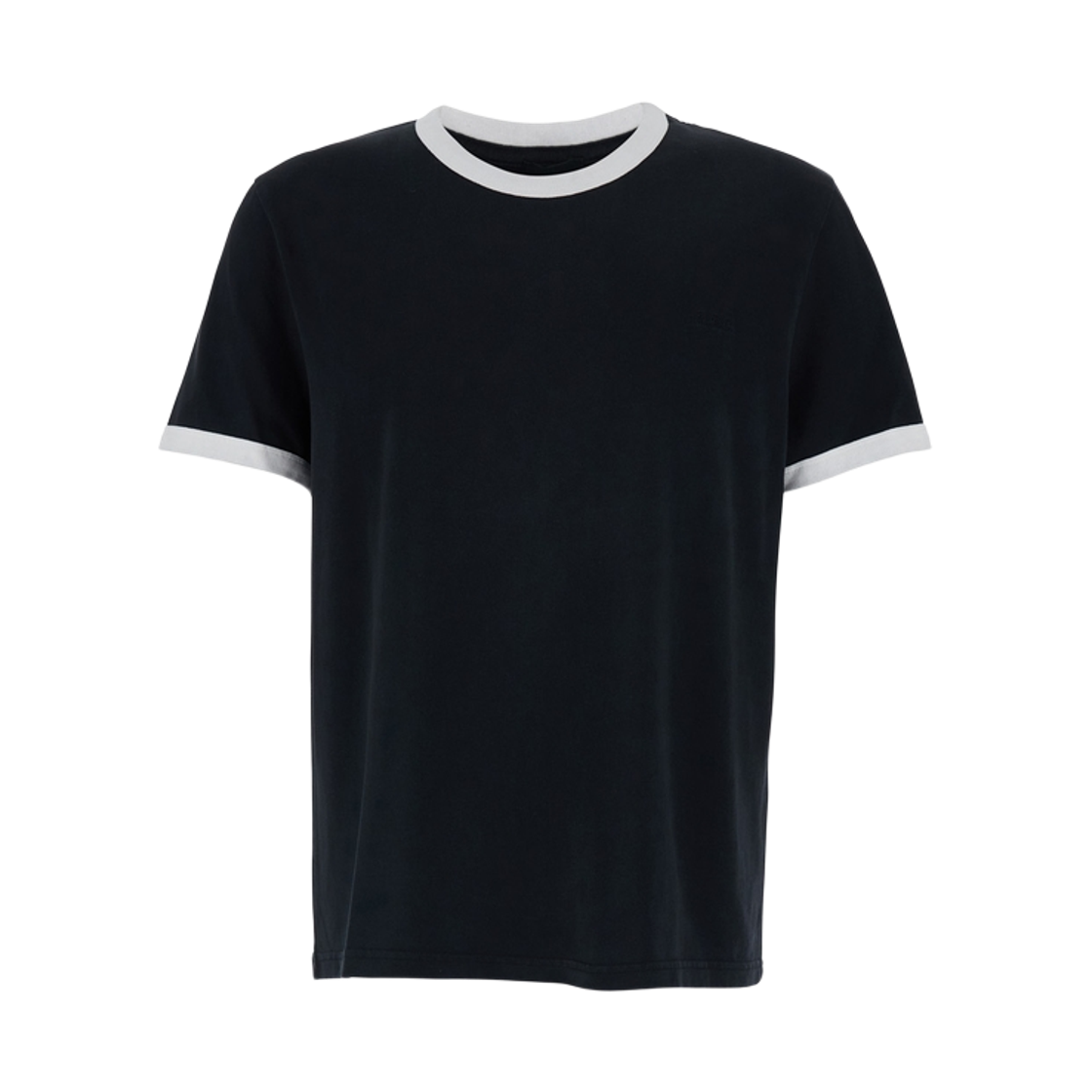 COHBQ-H26529-LZZ A.P.C. Logo Embroidery T-Shirt Black