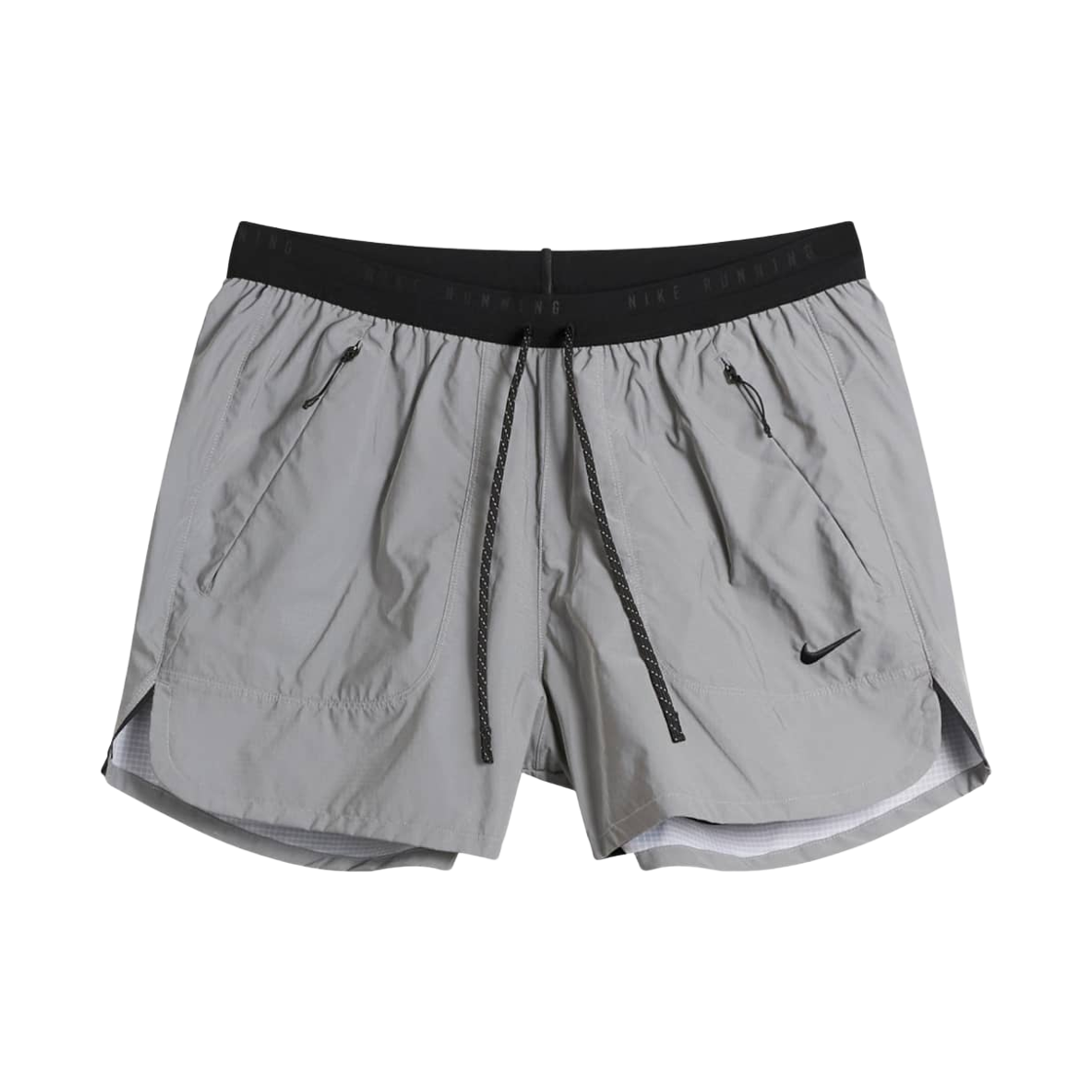 나이키 4인치 투인원 리플렉티브 러닝 쇼츠 블랙 - 아시아(Nike 4 Inch 2-In-1 Reflective Running Shorts Black - Asia)