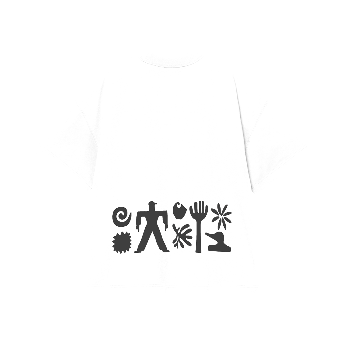 (W) 칼하트 WIP 숏슬리브 컴피 티셔츠 화이트((W) Carhartt WIP S/S Compy T-Shirt White) - 2