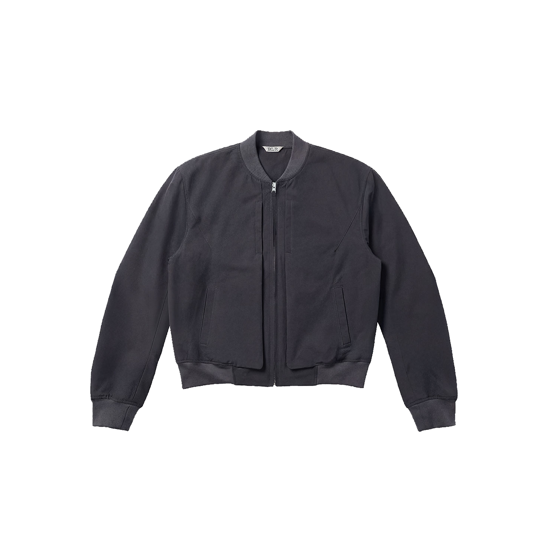 비엘알 커브드 라인 플라이트 재킷 차콜(BLR Curved Line Flight Jacket Charcoal)