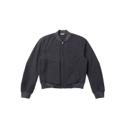 BLR Curved Line Flight Jacket Charcoal