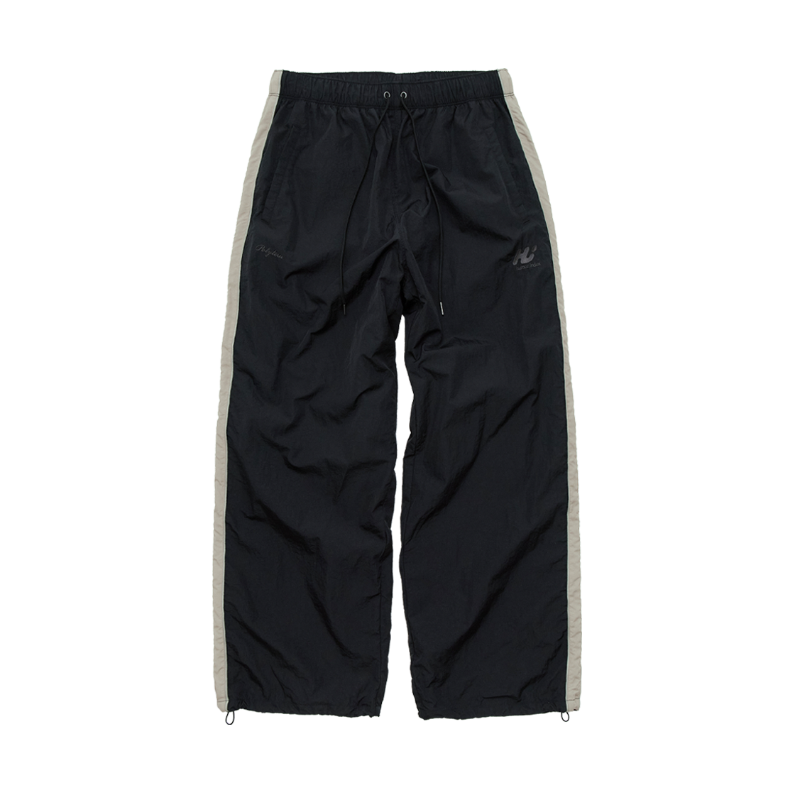 HM6PTP3191IY [더블적립] Polyteru Human Index Human Retro Track Pants Navy/Beige