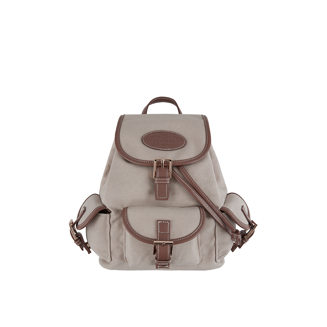 LOTI5BAW531OBE LOTS YOU Nostalgia Canvas Backpack Beige