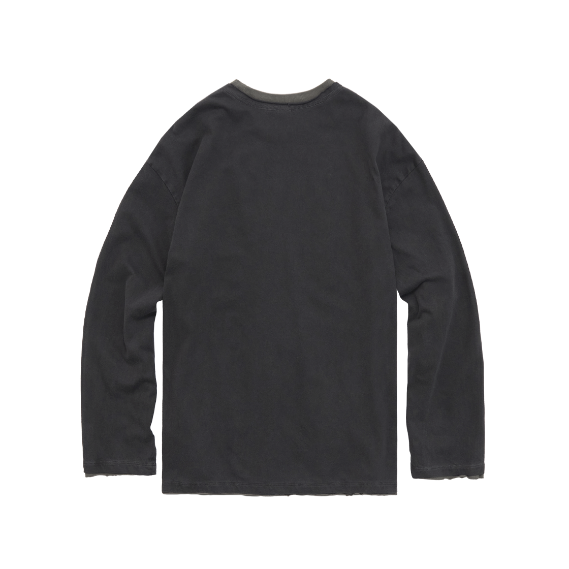 폴리테루 레이어드 롱슬리브 딥 차콜 + 세이지(Polyteru Layered Long Sleeves Deep Charcoal + Sage) - 2