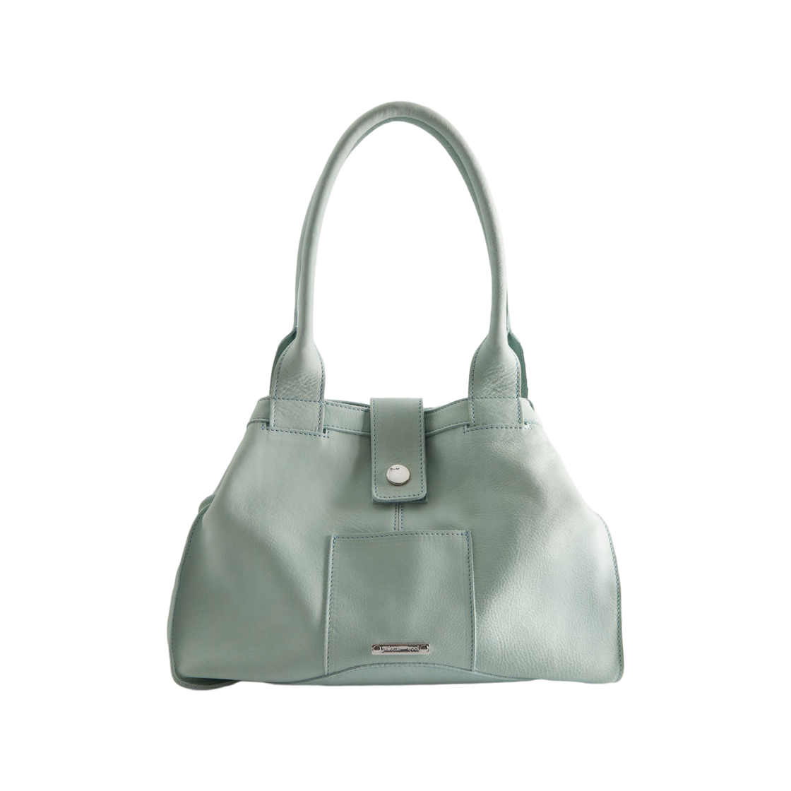 팔로마울 구이다 스몰 스퀘어 토트 핸드백 스몰 포켓 라이트 블루(Paloma Wool Guida Small Square Tote Handbag Small Pocket Light Blue)