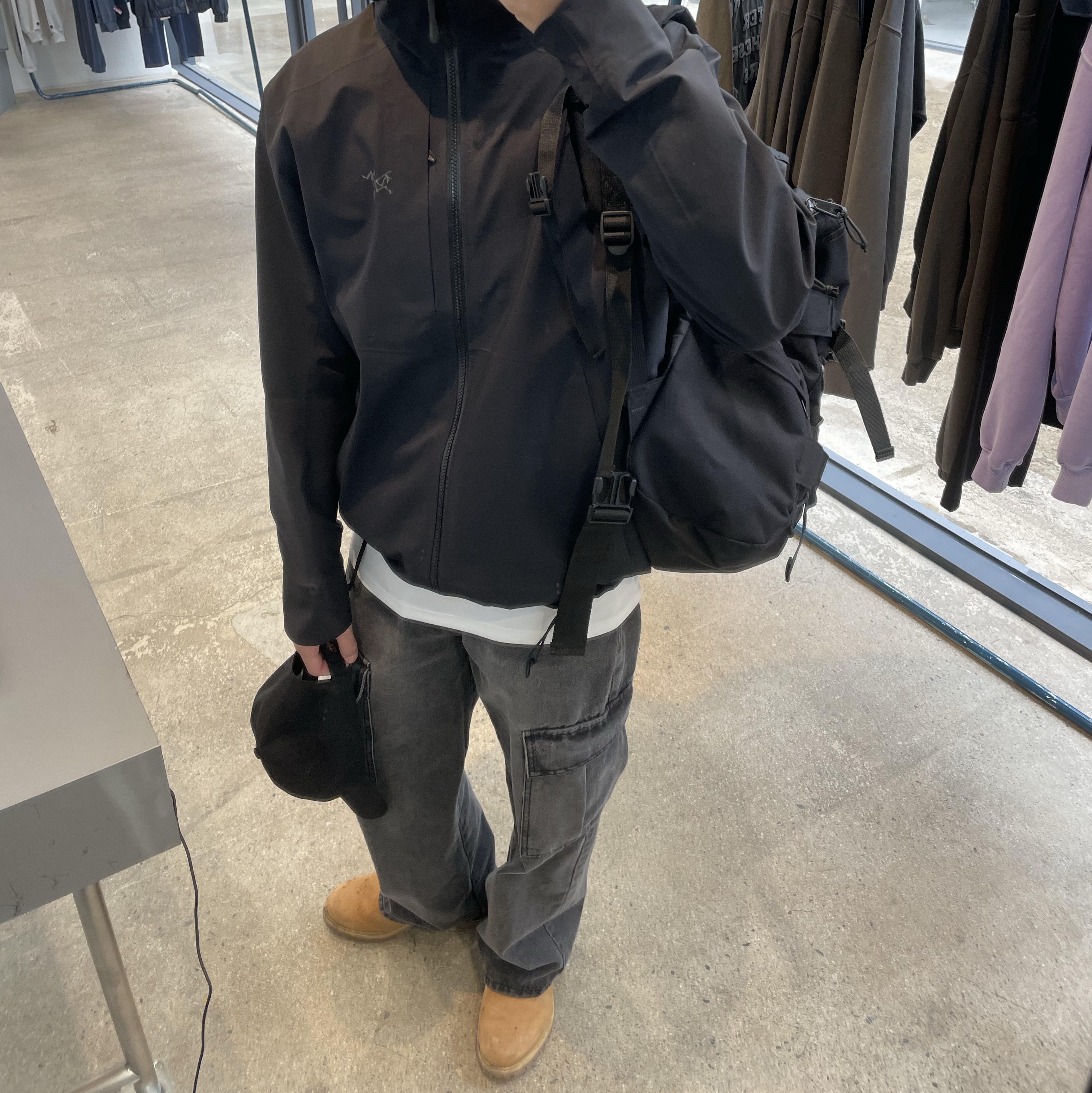 Arc'teryx Beta Jacket Black, Timberland Premium 6 inch Waterproof Boot Wheat Nubuck - Wide 착용 스타일 - 1