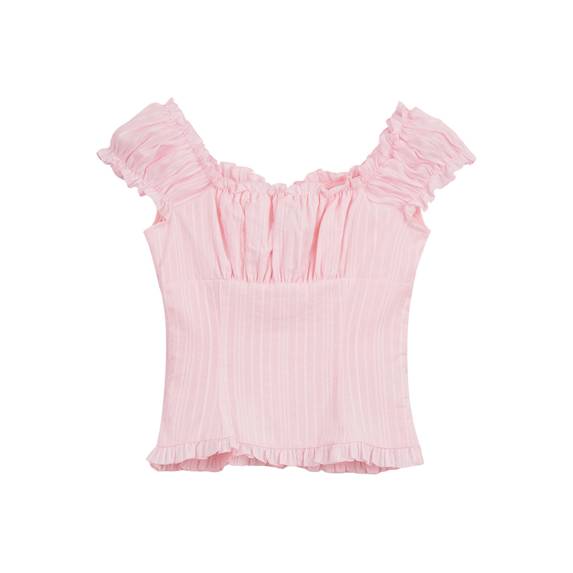 라츠유 엘라 블라우스 라이트 핑크(LOTS YOU Ella Blouse Light Pink) - 2