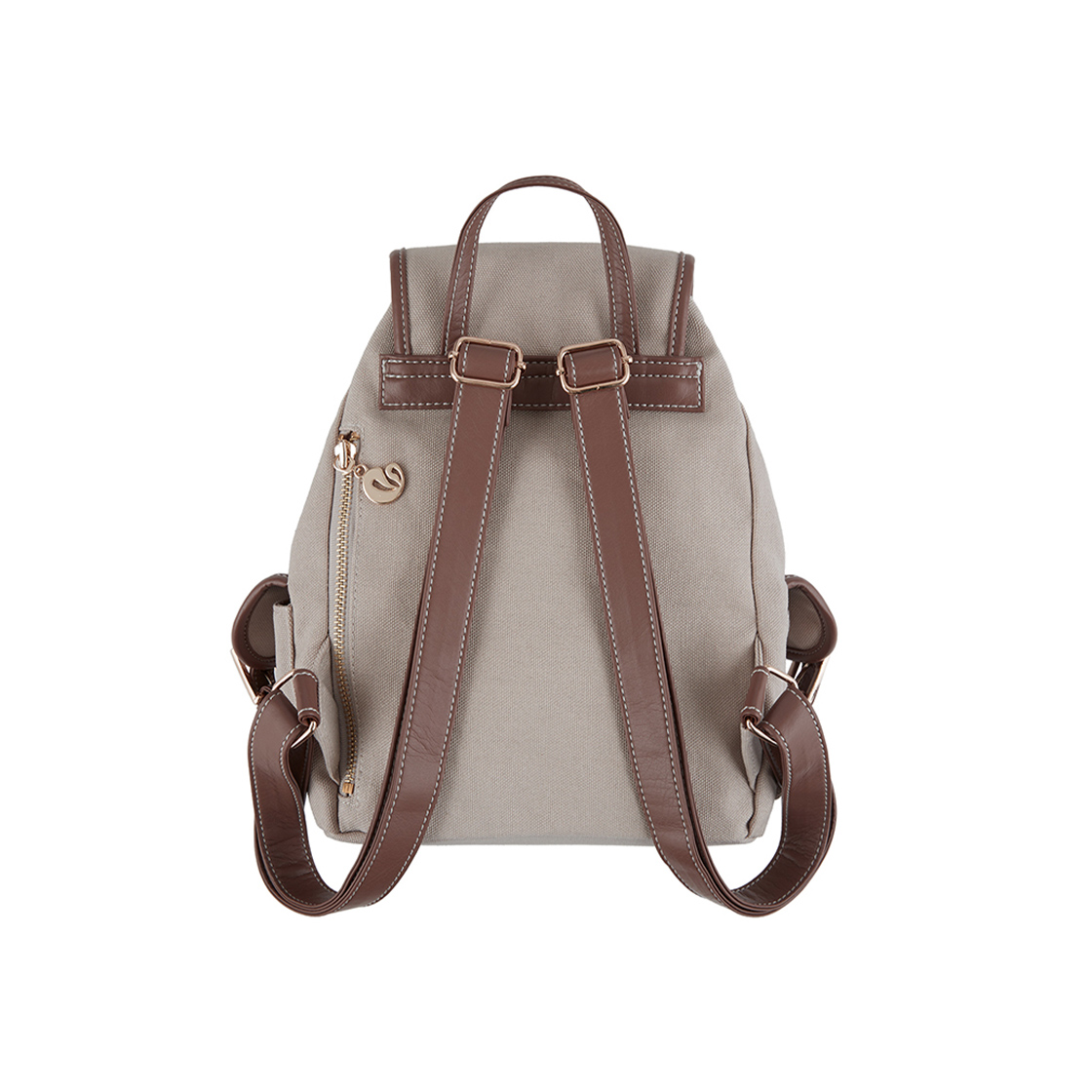 라츠유 노스탤지아 캔버스 백팩 베이지(LOTS YOU Nostalgia Canvas Backpack Beige) - 2