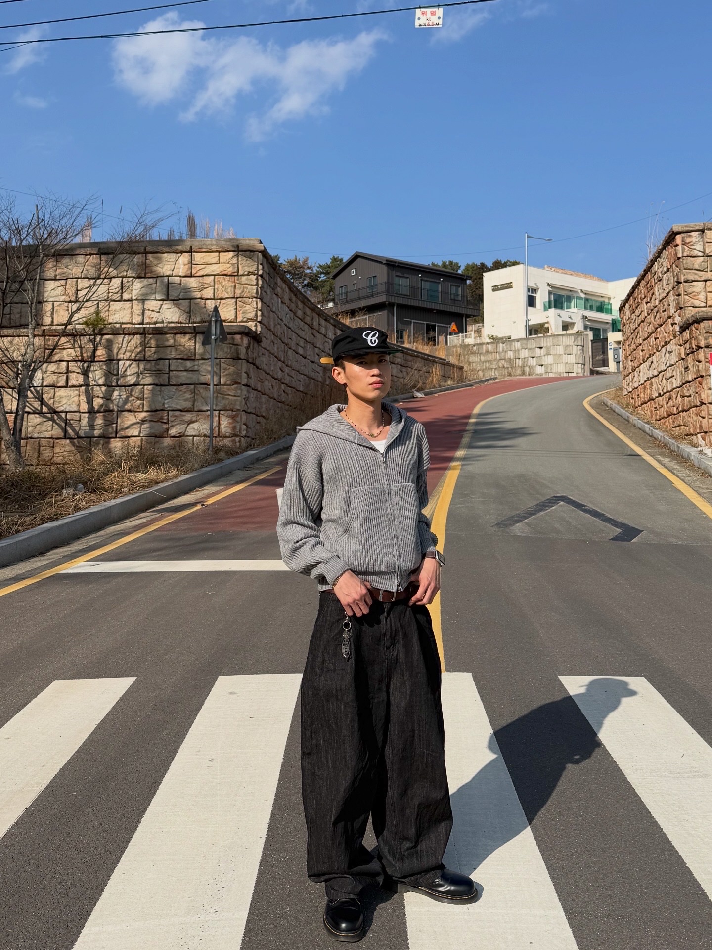 Dr. Martens 1461 Smooth Black 착용 스타일 - 2