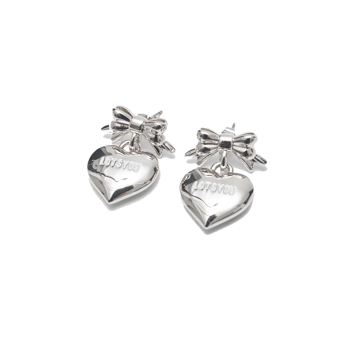 PWTF5ACW308OSI LOTS YOU Love Valentine Earing Silver