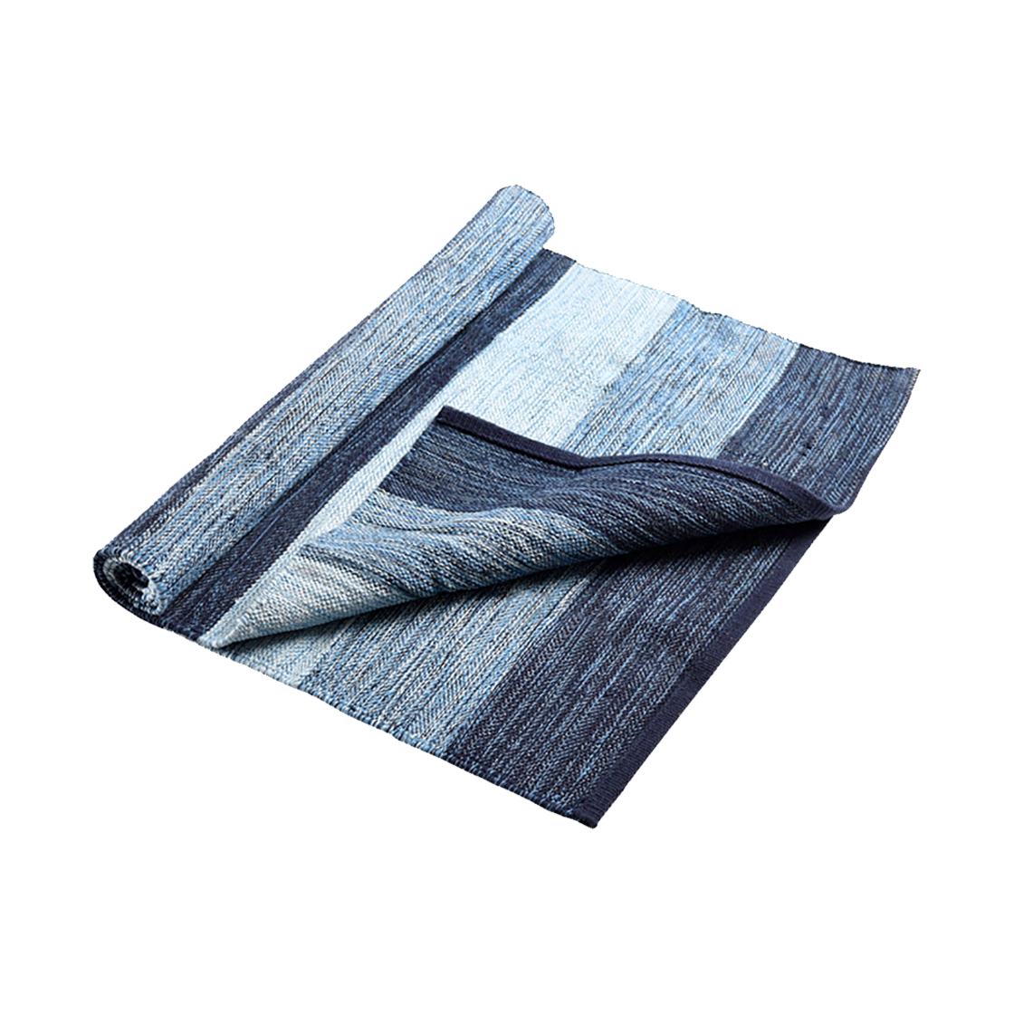 hm_r_a06 HUGGERMUGGER Cotton Yoga Rug Indigo Dream
