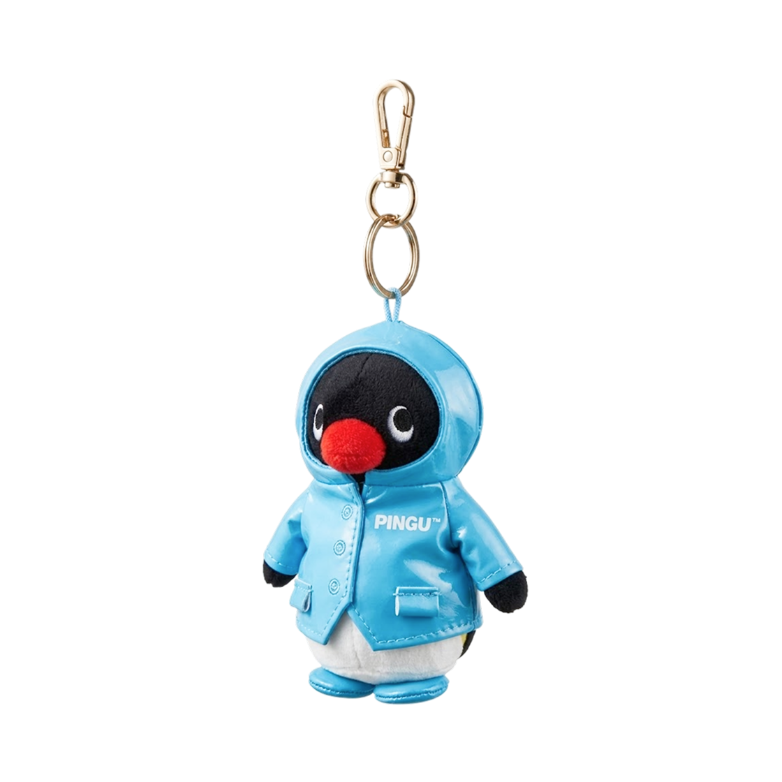 핑구 x CGV 우비 핑구 인형 키링 블루 (10cm)(Pingu x CGV Raincoat Pingu Doll Keyring Blue (10cm))