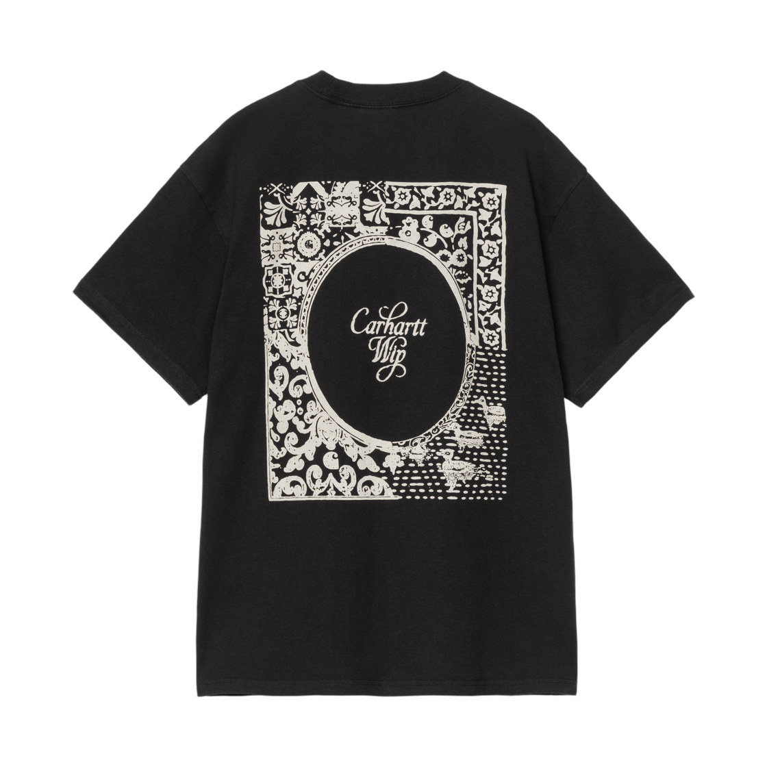 칼하트 WIP 숏슬리브 베스티지 티셔츠 블랙 스톤(Carhartt WIP S/S Vestige T-Shirt Black Stone Washed) - 2