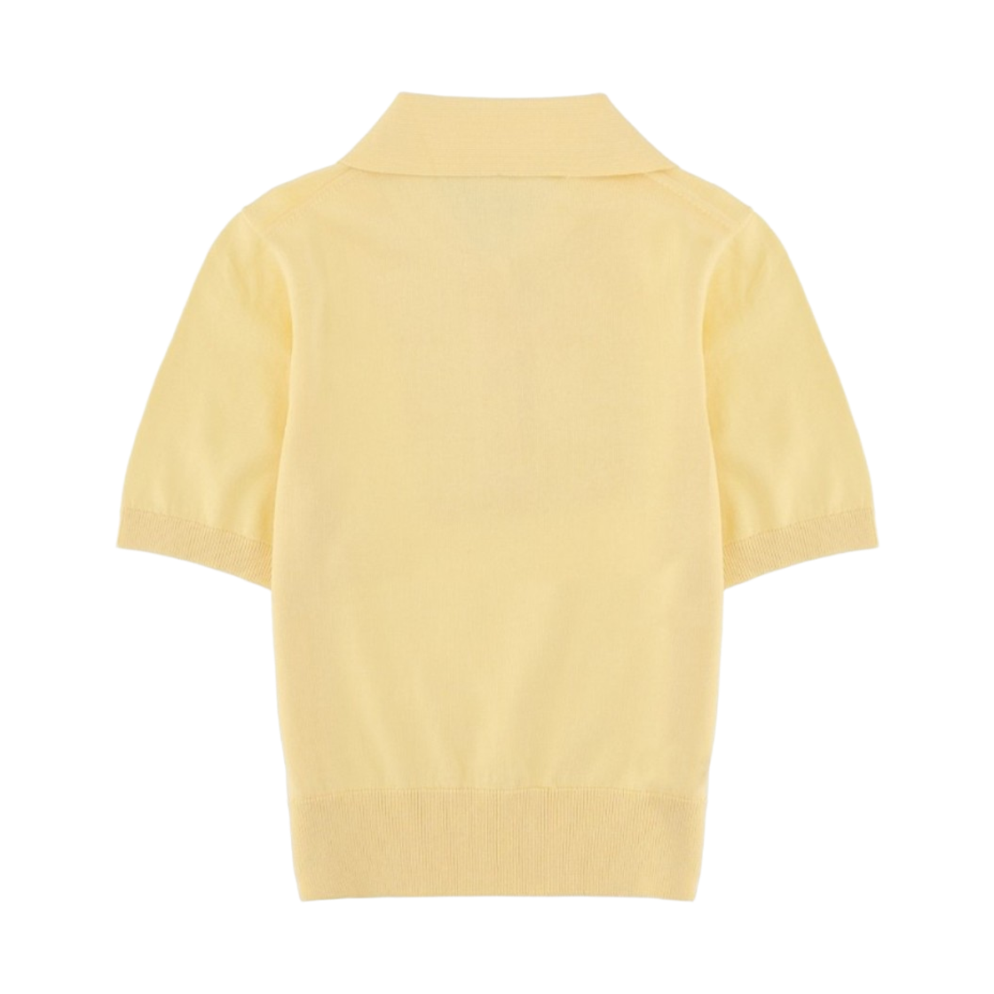 (W) 아페쎄 로고 폴로 티셔츠 라이트 옐로우((W) A.P.C. Logo Polo T-Shirt Light Yellow) - 2