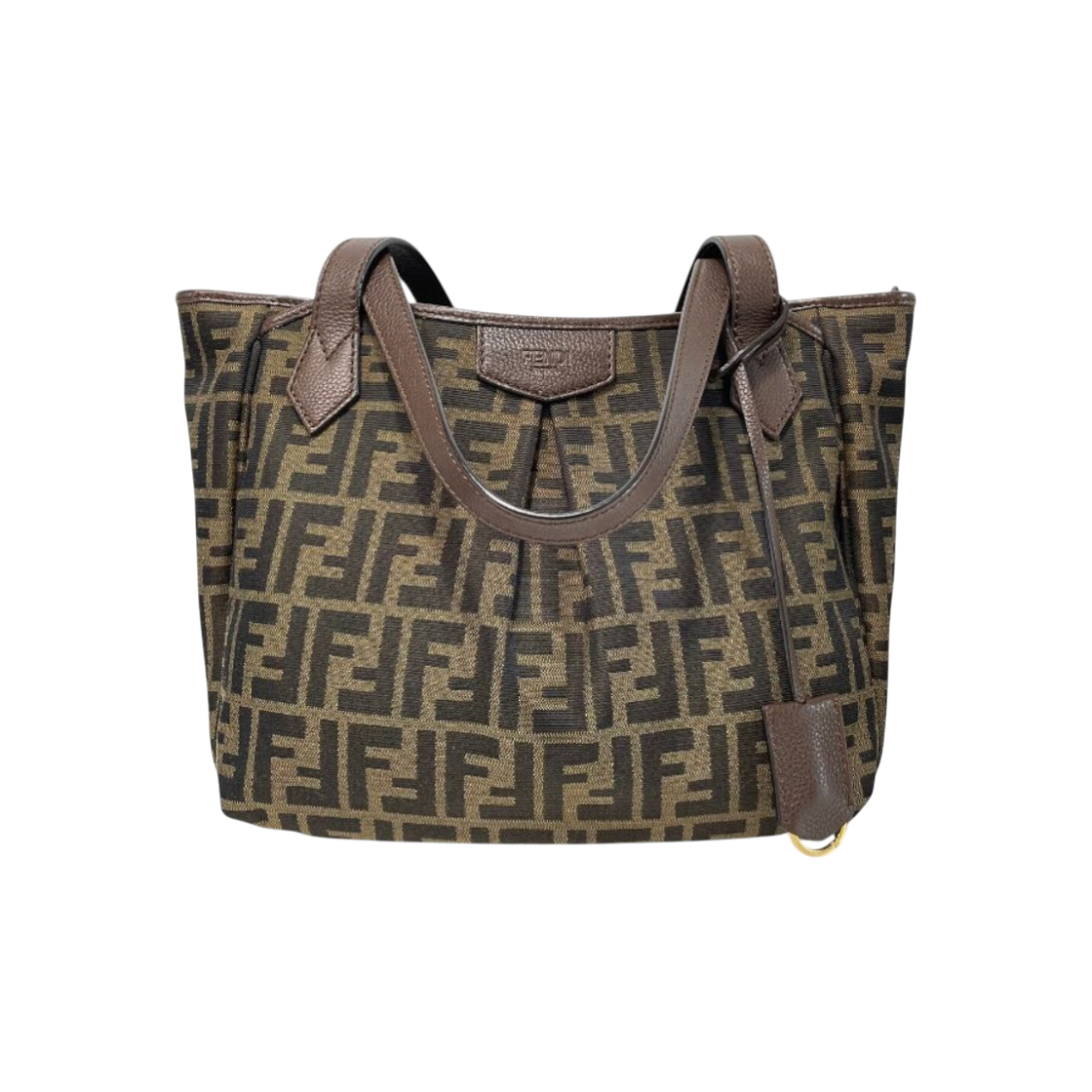 ITGCOPRKTBHR Fendi FF Logo Juka Tote & Shoulder Bag 8BH268