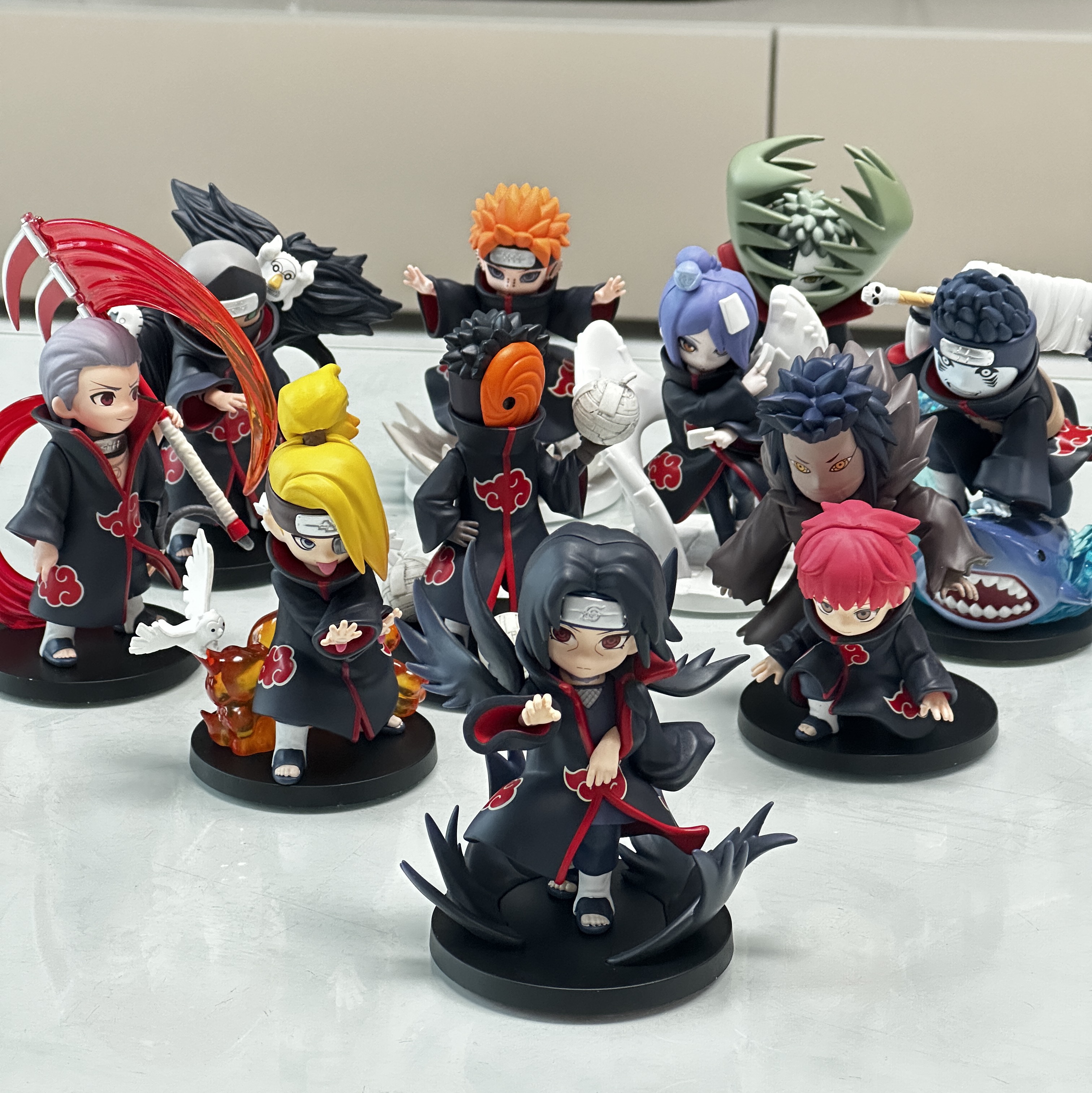 Pop Mart Naruto: Shippuden Series Battle Against Akatsuki Themed Figure Sealed Case (10 Blind Boxes) 착용 스타일