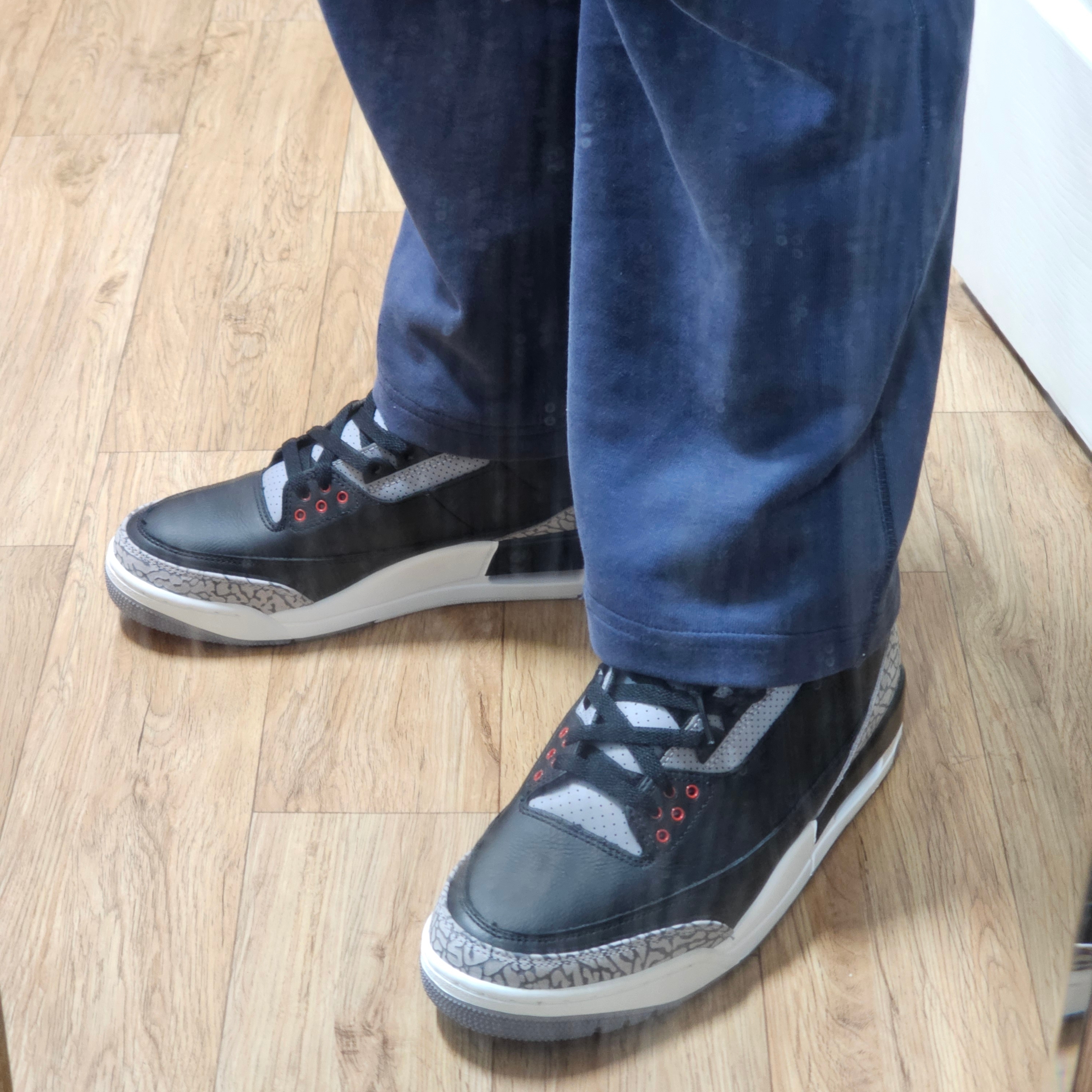Jordan 3 Retro Black Cement 2024 착용 스타일 - 4