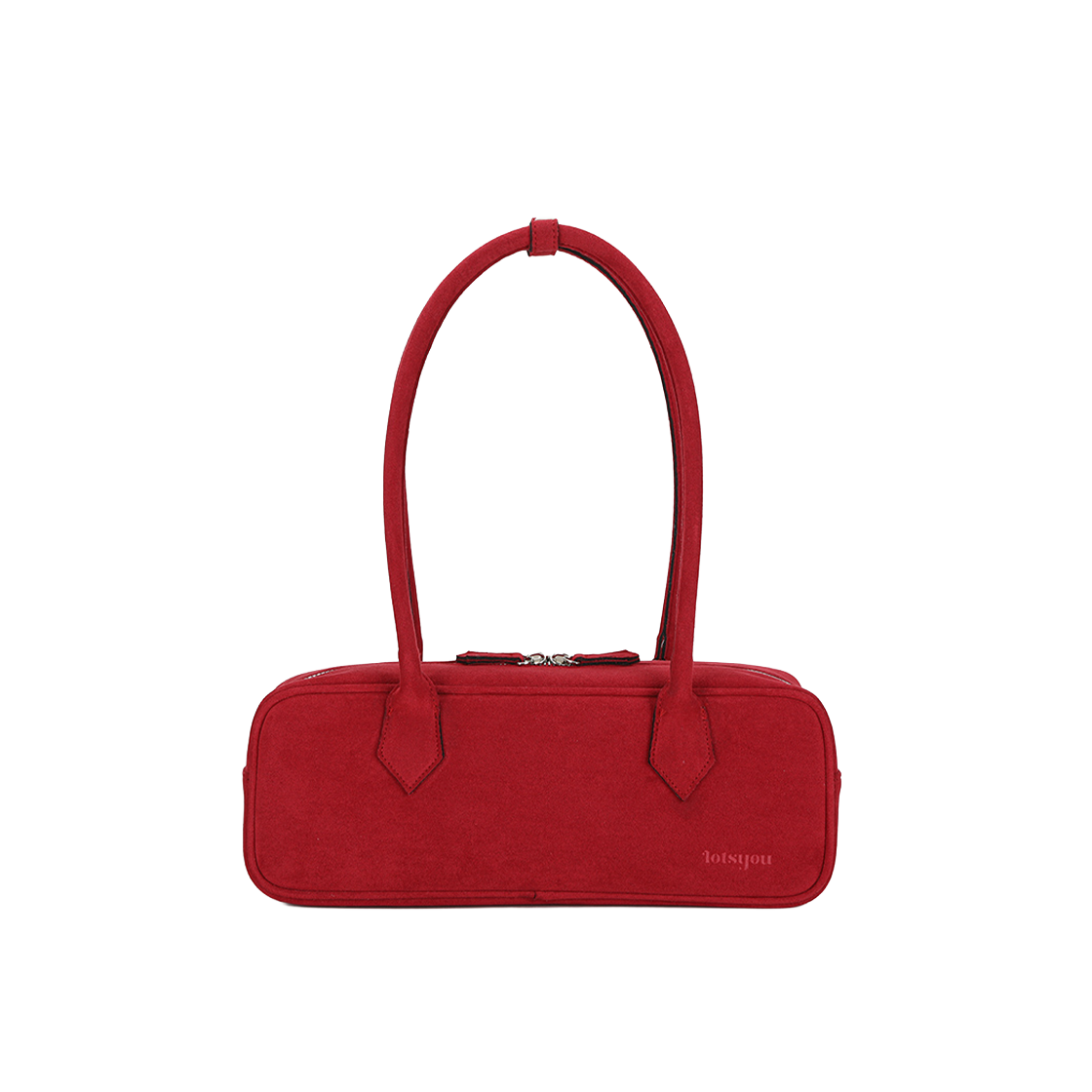 LOTI5BAW555ORD LOTS YOU Alina Suede Shoulder Bag Red