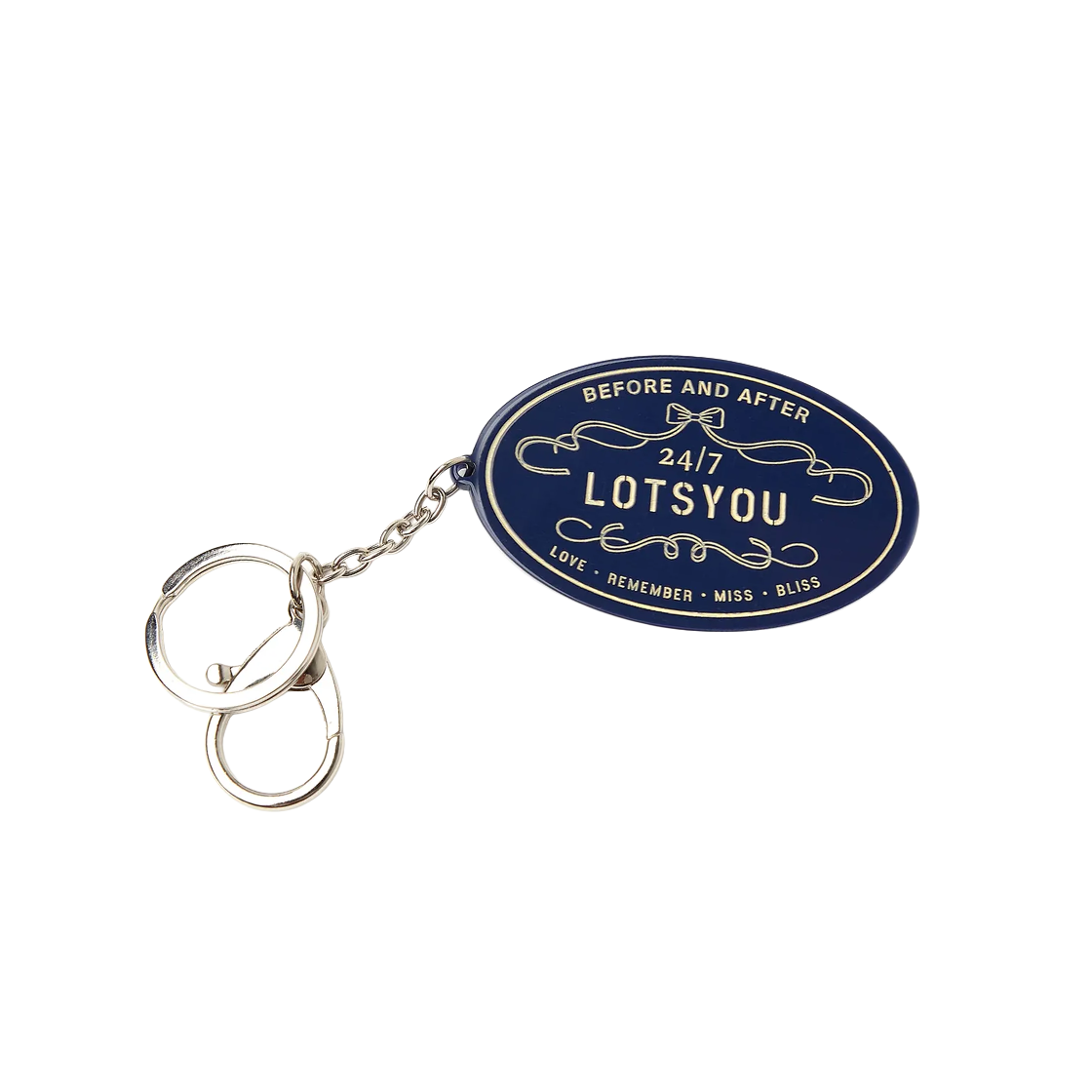PWTH5ACW531ONY LOTS YOU Nostalgia Keyring Navy