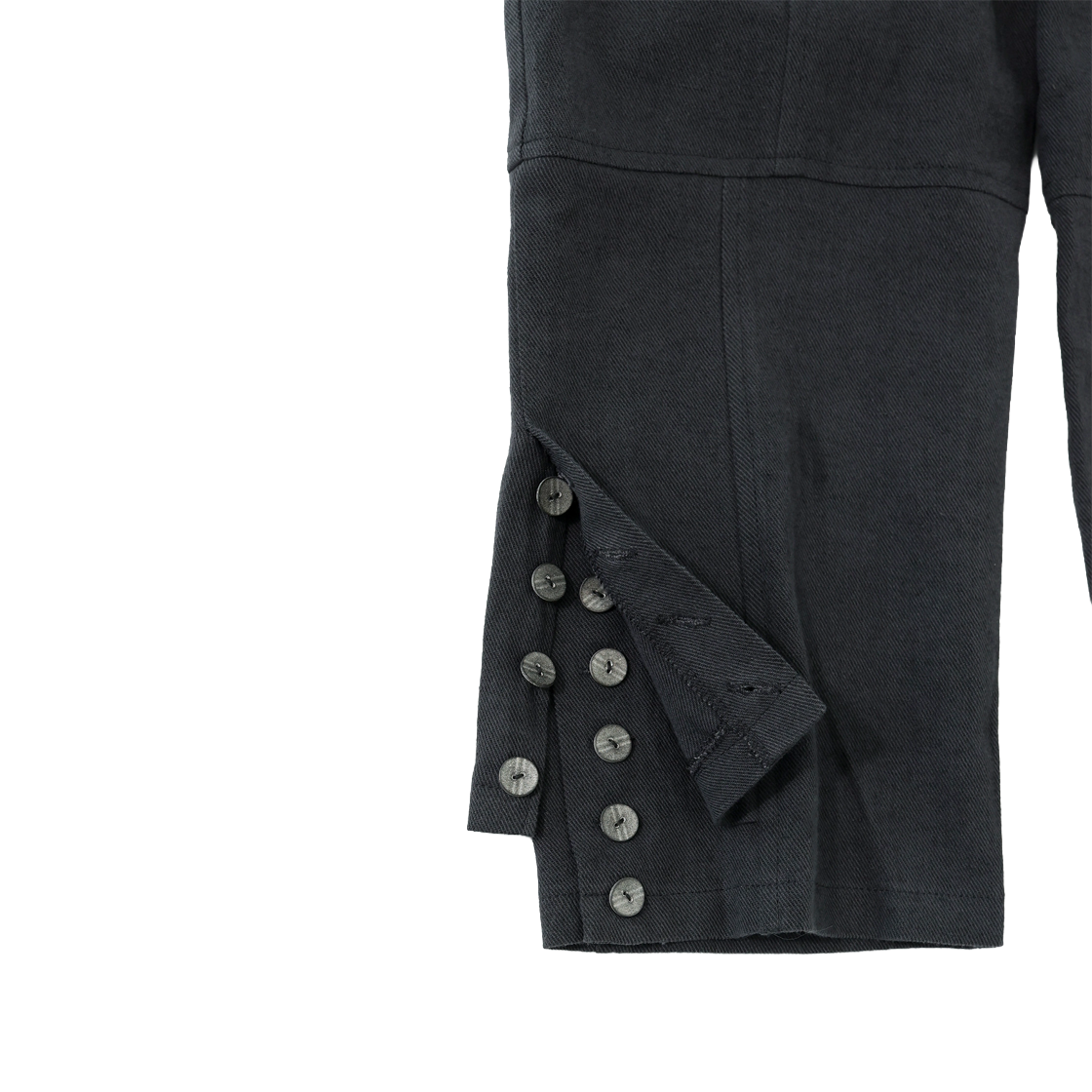 울리카 상투스 우먼 더블 레이어드 크롭 팬츠 차콜 - 26SS(Ulika Sanctus Women Double Layered Cropped Pants Charcoal - 26SS) - 3