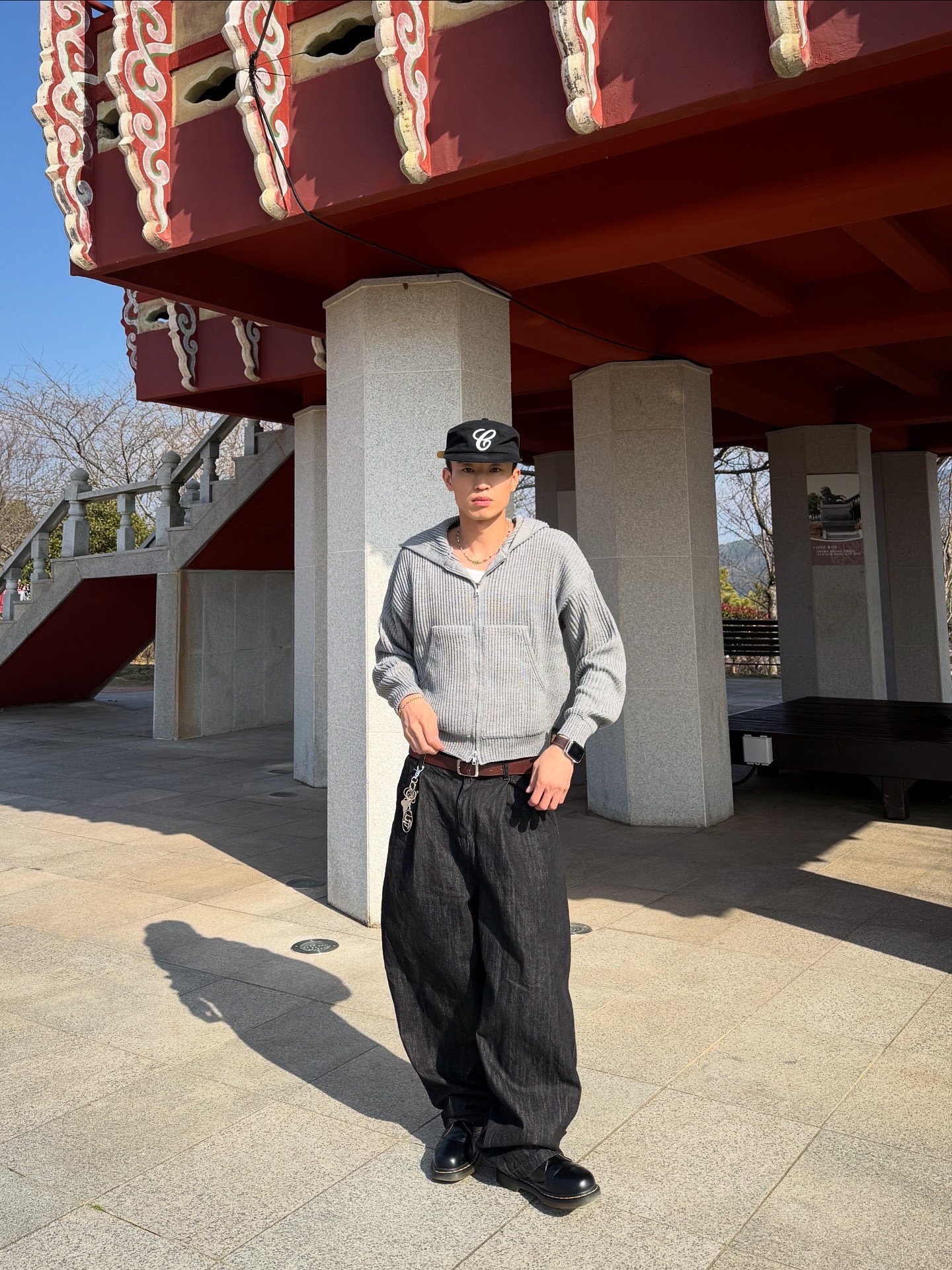 Dr. Martens 1461 Smooth Black 착용 스타일 - 7