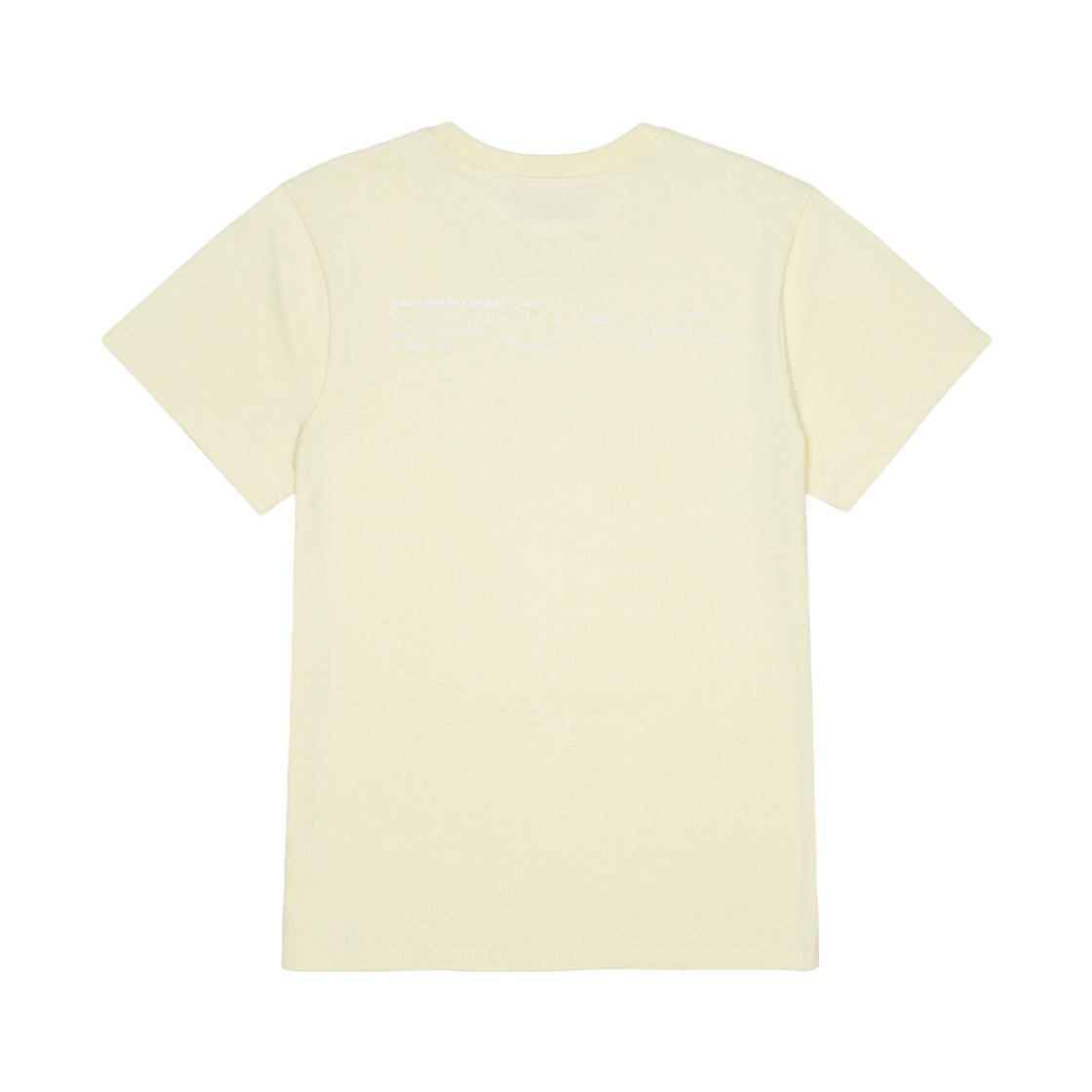 산산기어 로고 티셔츠 옐로우_0_26SS(Sansan Gear Logo T-Shirt Yellow_0_26Ss) - 2