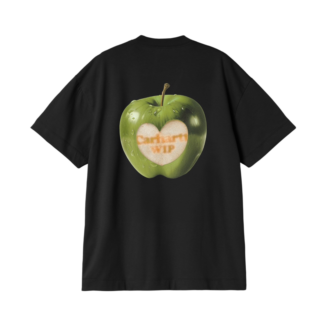 (W) 칼하트 WIP 숏슬리브 스포일드 티셔츠 블랙((W) Carhartt WIP S/S Spoiled T-Shirt Black) - 2