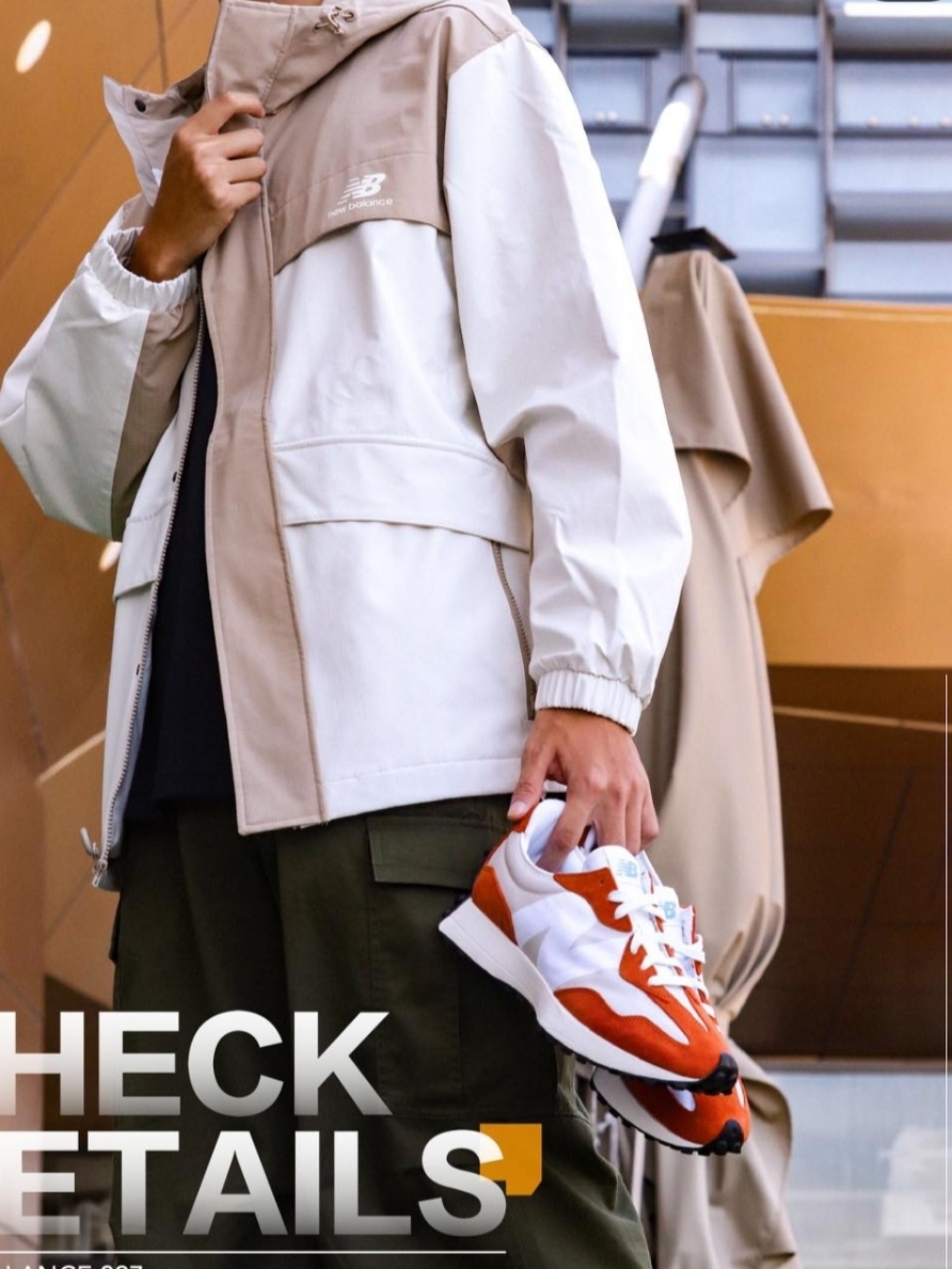New Balance 327 Rust Oxide Orange 착용 스타일