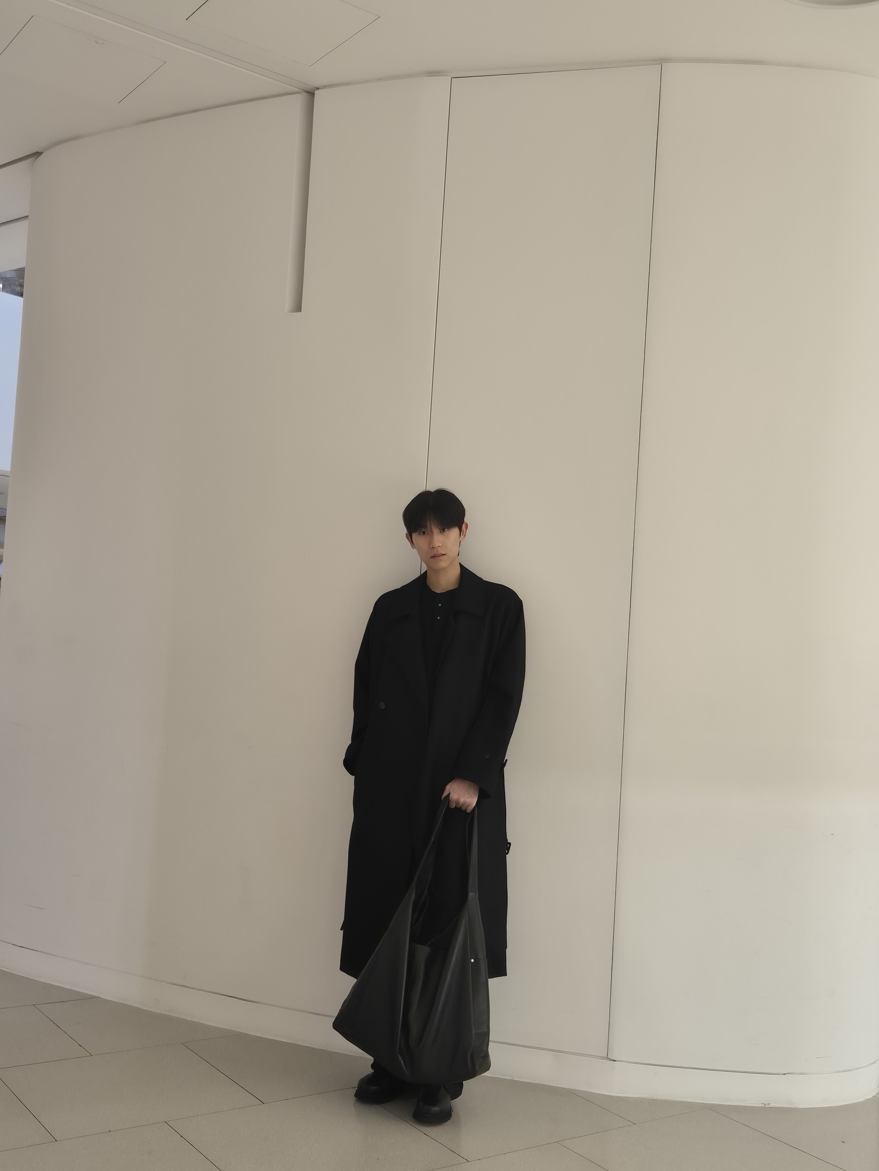 ssstein Leather Shoulder Bag Black - 26SS 착용 스타일 - 2