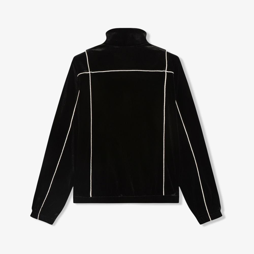 [6% 적립] FILA HERITAGE COLLECTION 헤리티지 벨로아 자켓 블랙([6% 적립] FILA HERITAGE COLLECTION Heritage Velour Jacket Black) - 3