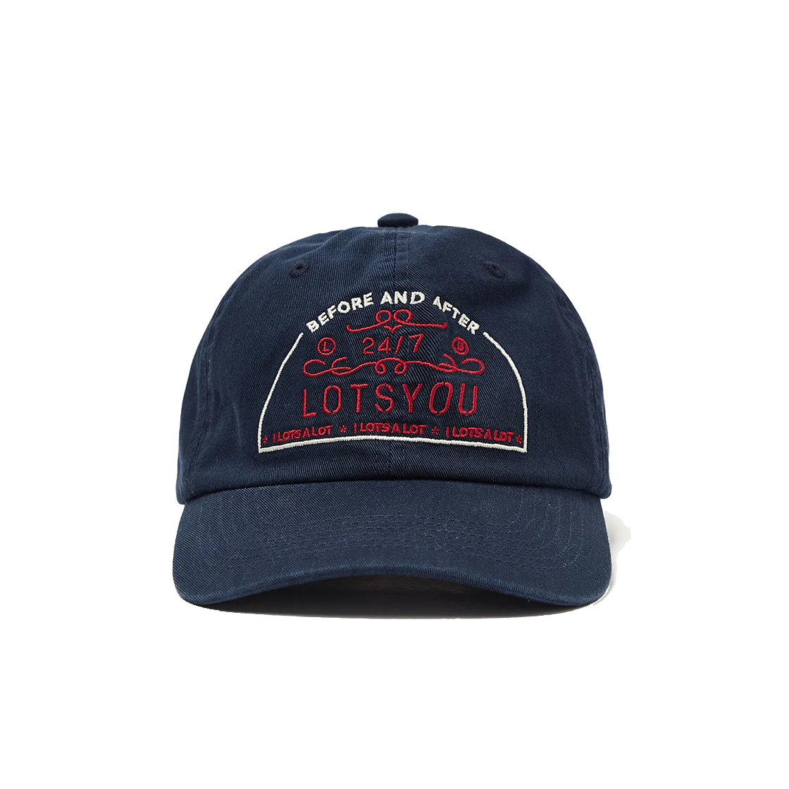 라츠유 올드 머니 클래식 볼캡 네이비(LOTS YOU Old Money Classic Ballcap Navy)