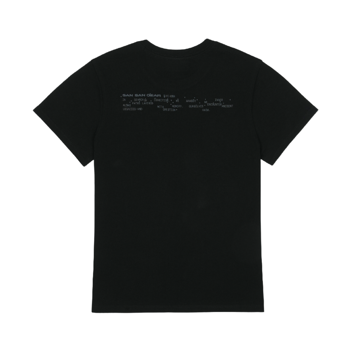 산산기어 로고 티셔츠 블랙_0_26SS(Sansan Gear Logo T-Shirt Black_0_26Ss) - 2
