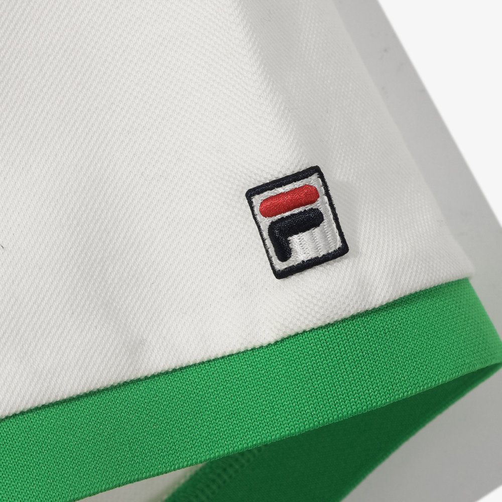[6% 적립] FILA HERITAGE COLLECTION 피케 카라티 화이트([6% 적립] FILA HERITAGE COLLECTION BB Polo White) - 5