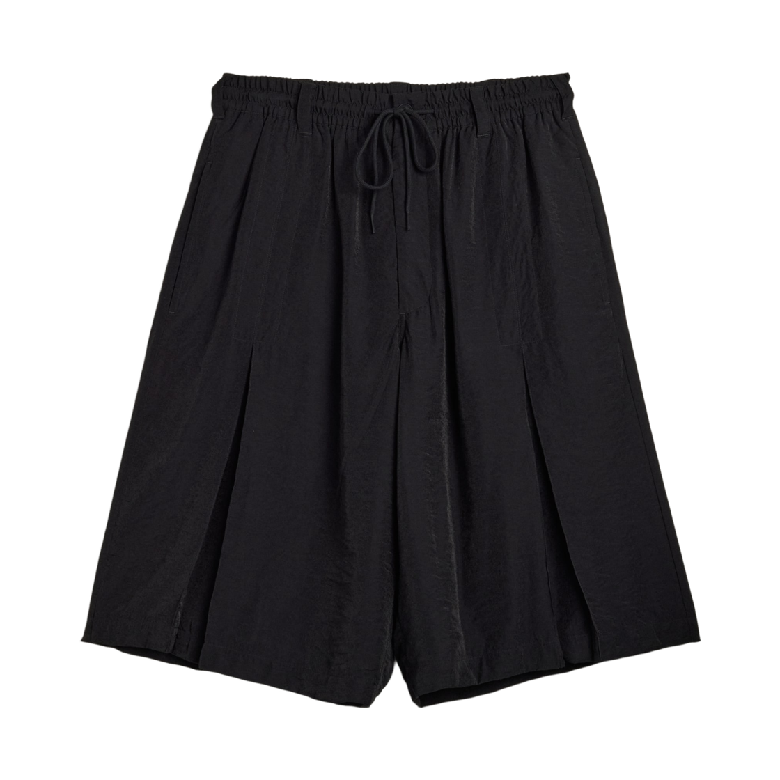Y-3 크링클 플리츠 쇼츠 블랙(Y-3 Crinkle Pleated Shorts Black) - 1