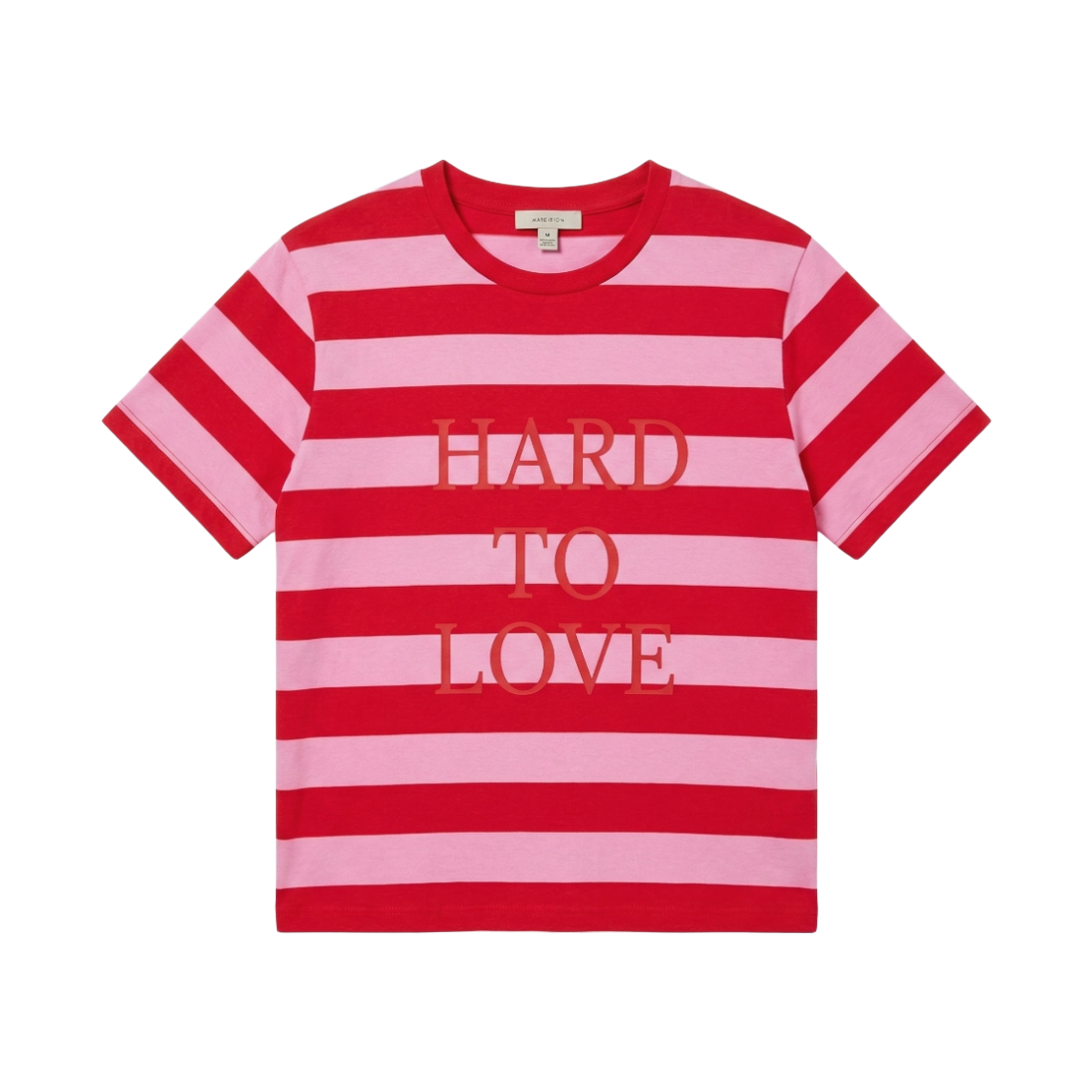 포샤 하드 투 러브 티셔츠 레드(Posha Hard To Love T Shirt Rd)