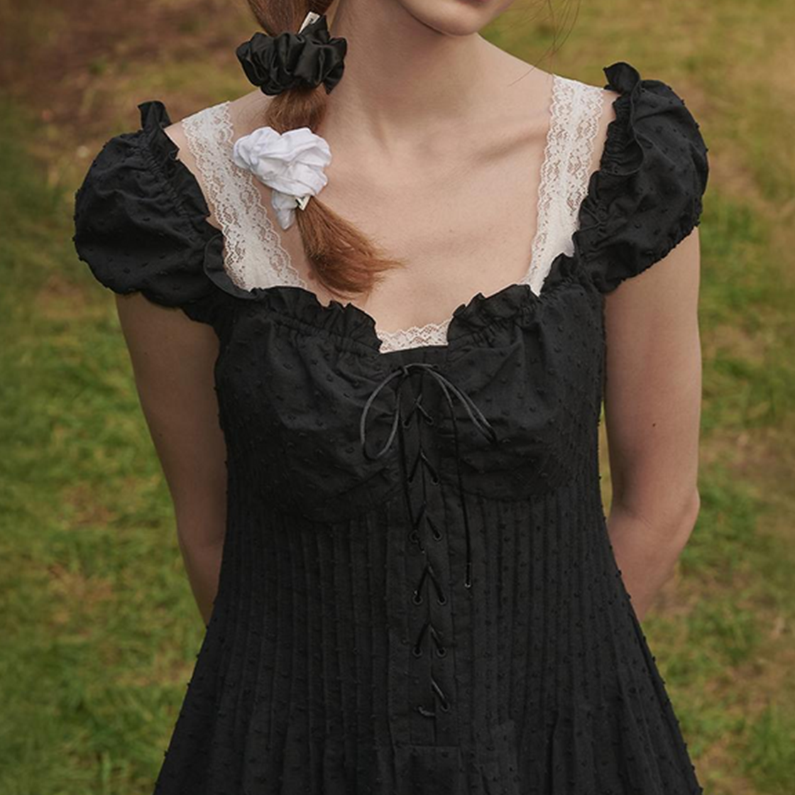 라츠유 피오나 드레스 블랙(LOTS YOU Fiona Dress Black) - 3