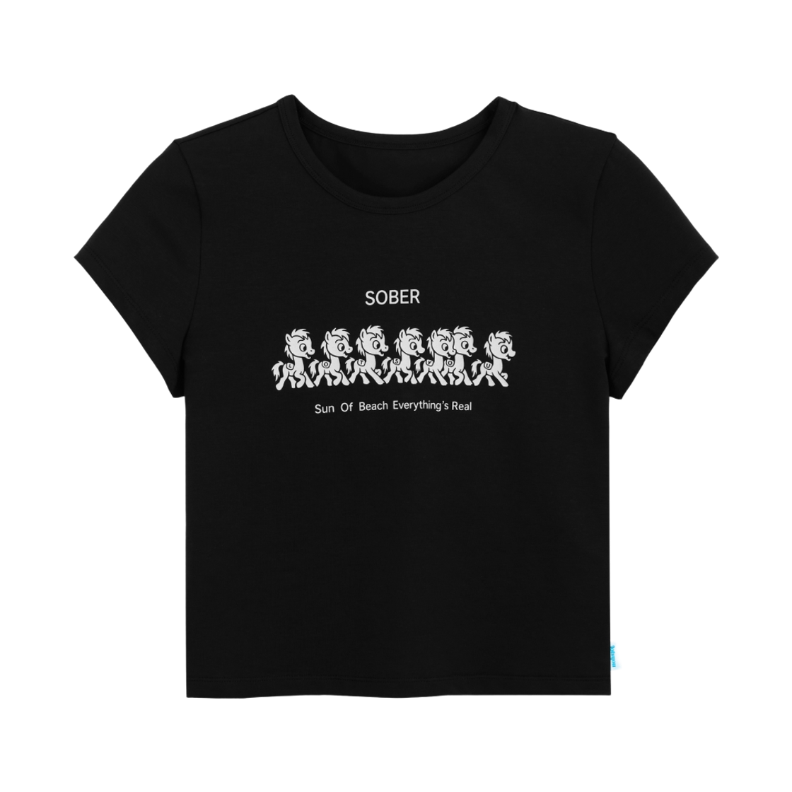 LOTS1RSW001OBK LOTS YOU Sober Parade T-Shirt Black