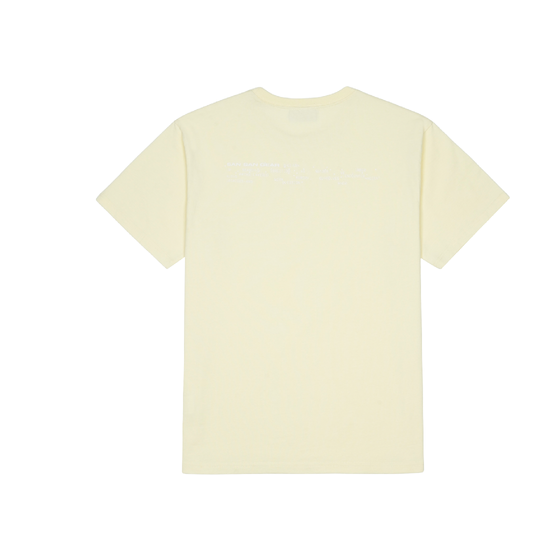 산산기어 로고 티셔츠 옐로우_26SS(Sansan Gear Logo T-Shirt Yellow_26Ss) - 2