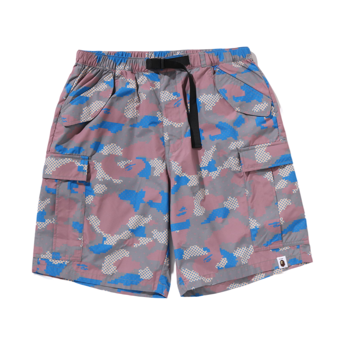 - BAPE x Kazuki Kuraishi 3-Layer Digital 1st Camo Dot Shorts Multi