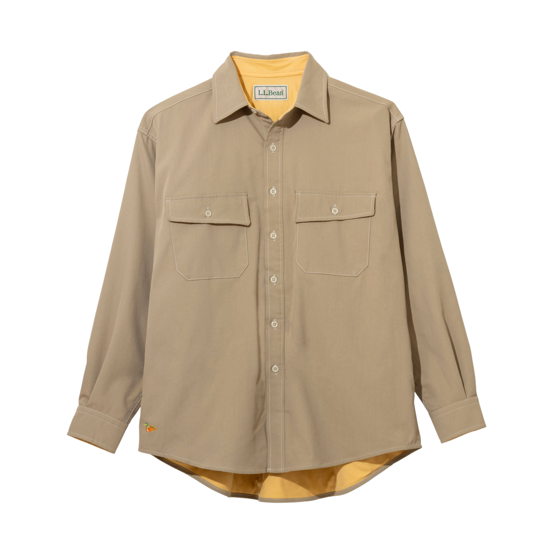 엘엘빈 재팬 에디션 캐스틴 라인드 치노 셔츠 탄(L.L.Bean Japan Edition Castine Lined Chino Shirt Tan)
