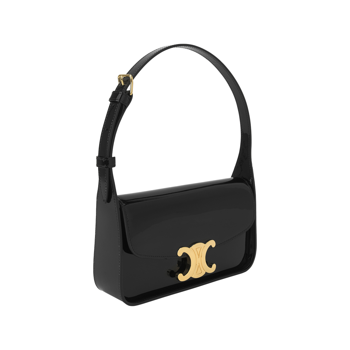 셀린느 테렌스 페이턴트 카프스킨 숄더백 블랙(Celine Shoulder Bag Terence In Patent Calfskin Black) - 3